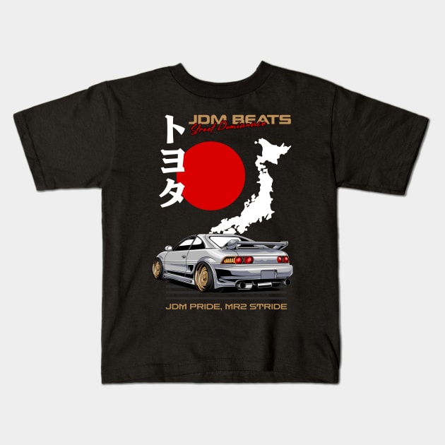 Toyota MR2 Pride Kids T-Shirt by Harrisaputra